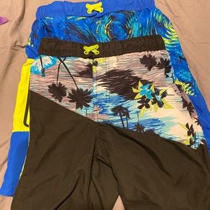 2 pairs of swim shorts